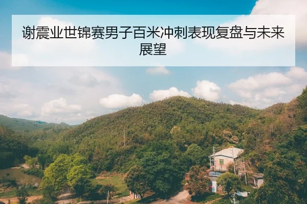 谢震业世锦赛男子百米冲刺表现复盘与未来展望